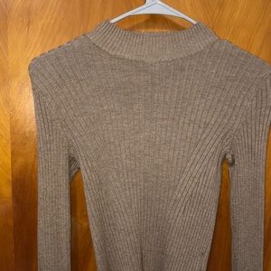 brown/tan brandy long sleeve shirt